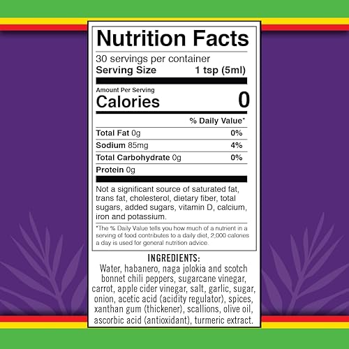 Miniatura 3 de Smilin Island Scotch Bonnet - Salsa de pimienta auténtica, salsa picante caribeña, salsa picante de pimienta picante, salsa de capó escocés llena de