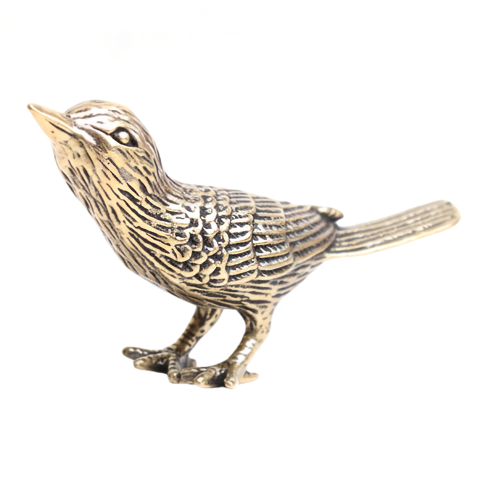 Sculpture d'oiseau en laiton au design raffiné pour une déco chic