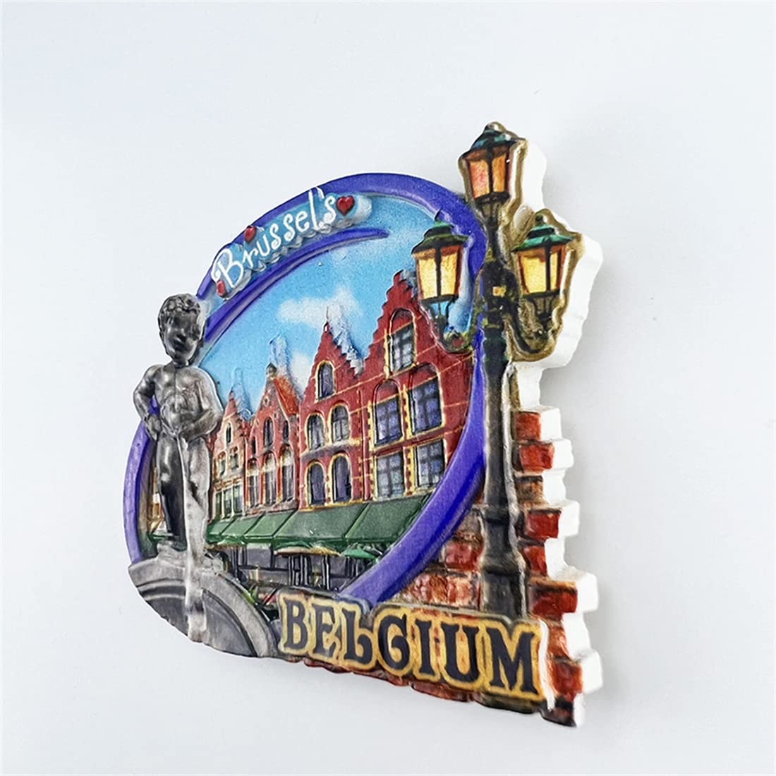 Imán De Nevera 3D Ostend Bélgica - Recuerdo Turístico En Resina, Decoración Para Hogar Y Cocina (7x5cm)
