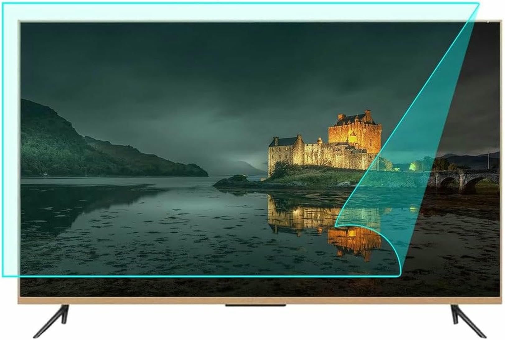 Film protecteur d'écran anti-reflets TV mat pour téléviseur de 32 à 75 pouces
