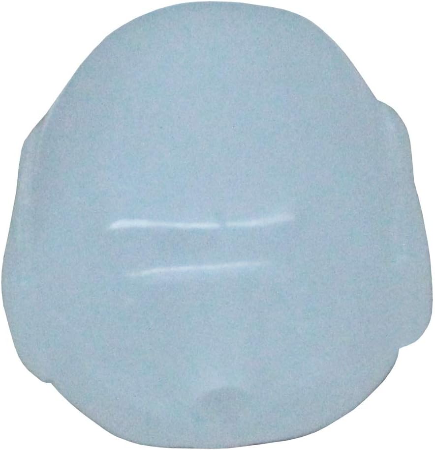 Carved White Jade Happy Buddha, Laughing Buddha Head Figure Bead (1 Piece) an557