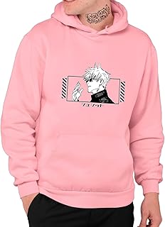Moletom Com Capuz Jujutsu No Kaisen Gojo Saturoo Algodão