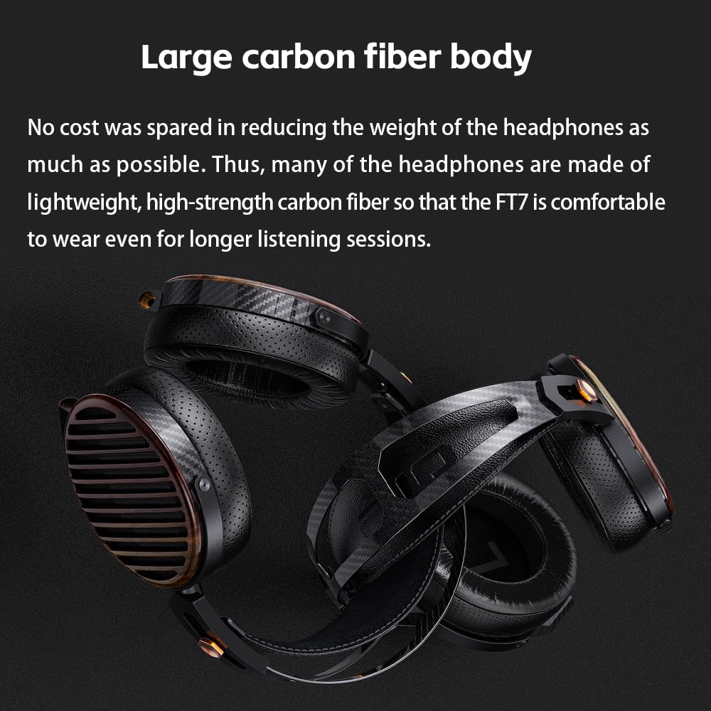 FiiO FT7 Flagship Over-Ear-Kopfhörer mit offener Rückseite