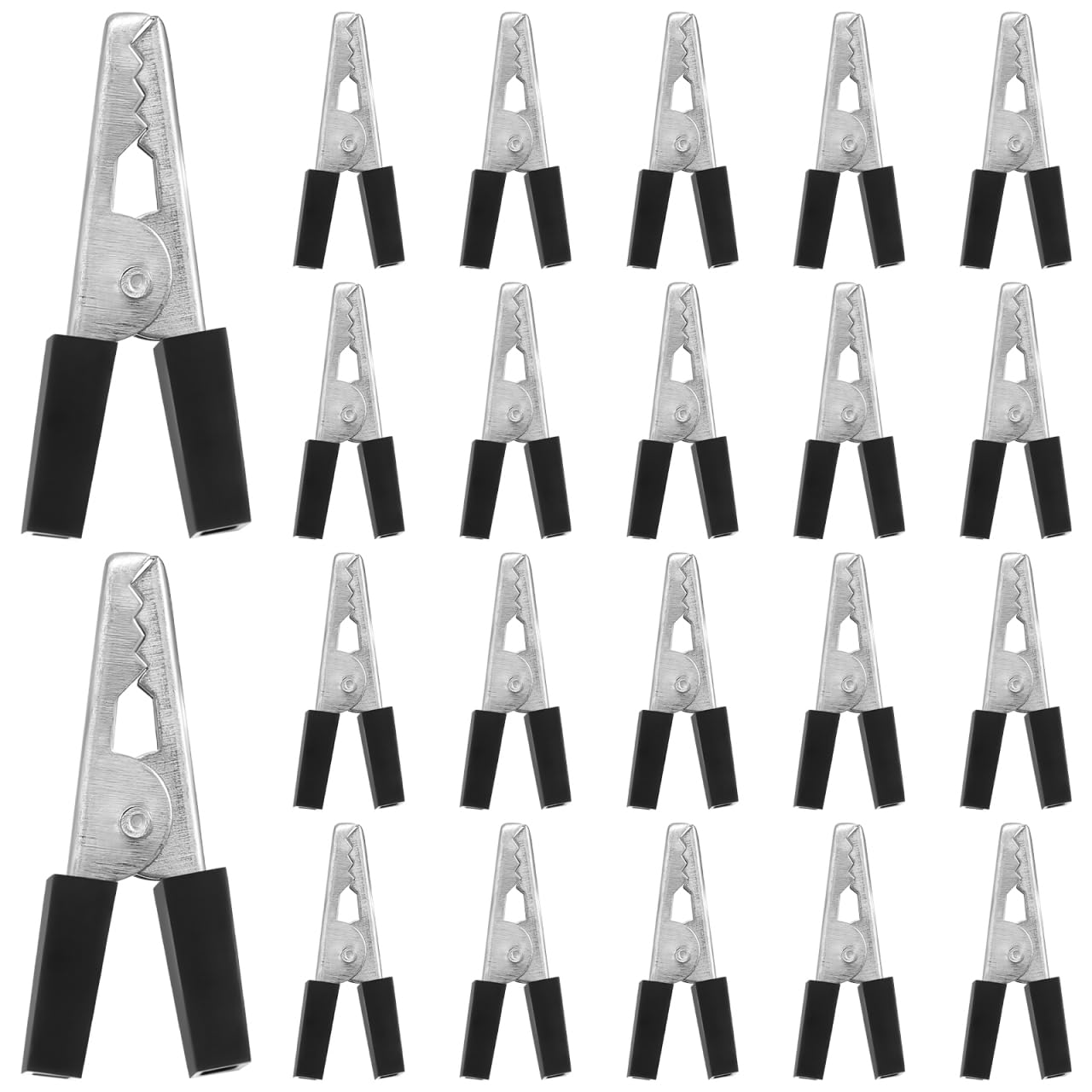IMIKEYA 20pcs Anti-Escape Bird Cage Clips Metal Pet Cage Door Locks Versatile Parrot Cage Accessories Small Food Holder Feeding Clips for Parakeet Hamsters Cockatiels