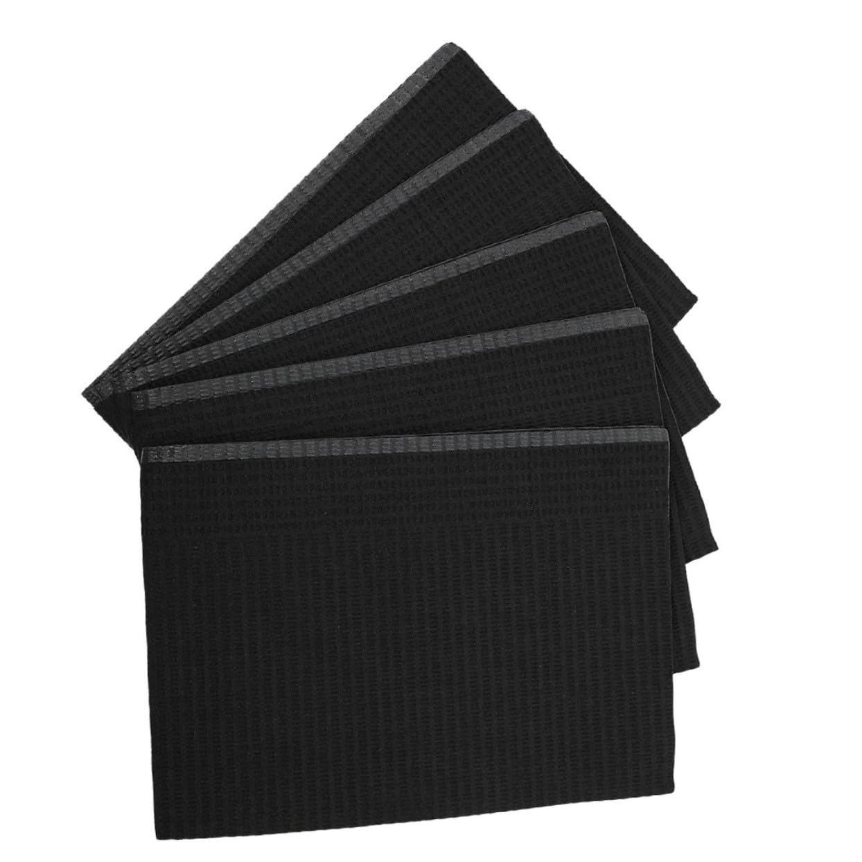 Tappetino Per Manicure Monouso 125 Pezzi Nero, Pad Assorbente Protettivo Per Nail Art e Esercizi Smalto, Copertura Igienica Per Tavolo Manicure in Saloni Di Bellezza