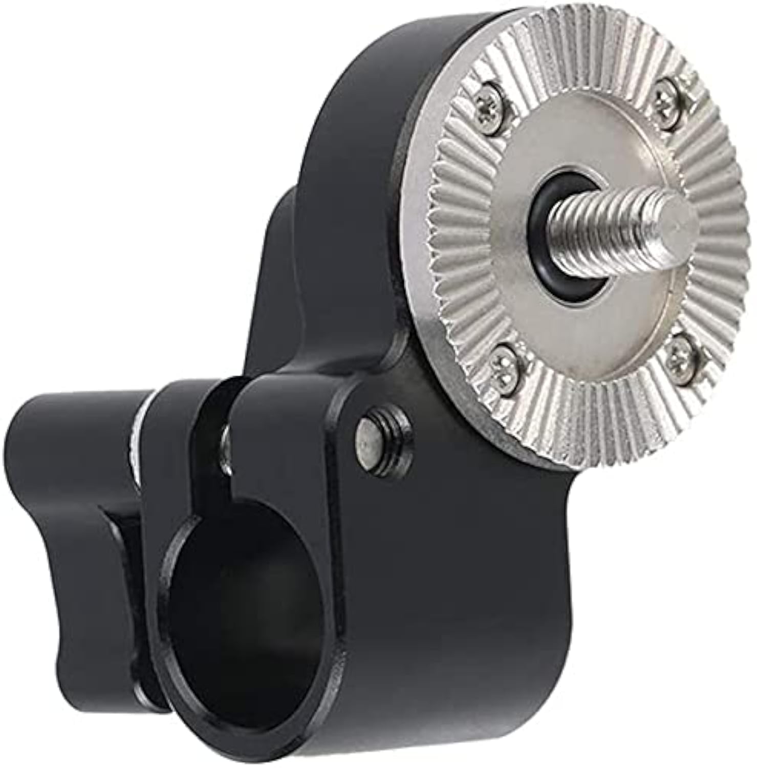 Niceyrig Rosette-428 15Mm Rod Clamp With Arri Type Rosette Mount,Single Rod Clamp With Arri Rosette And M6 Screw For 15Mm Rod System