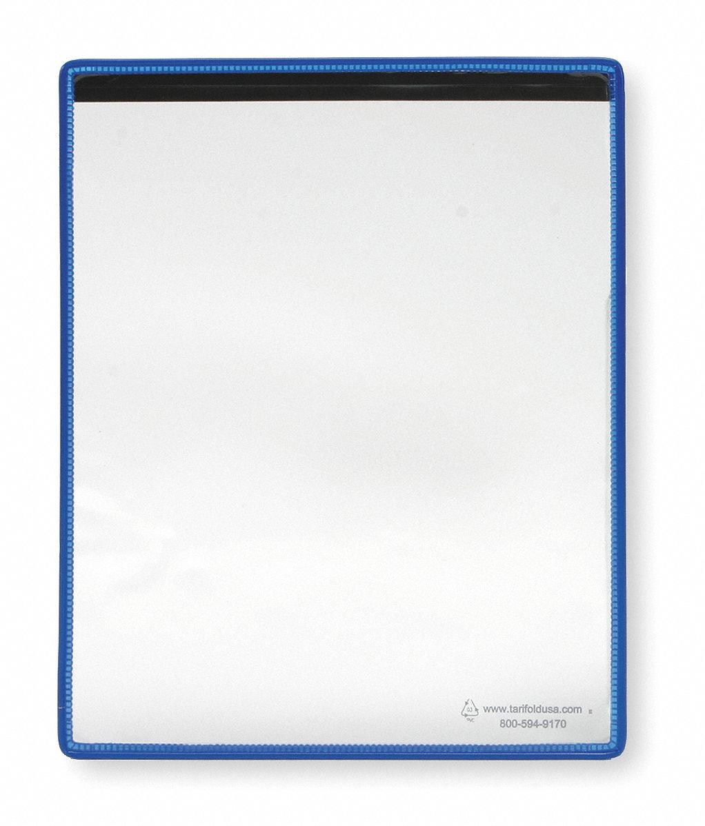 TarifoldMagnetic Pocket - Blue, 8 ½” x 11” - 5/Pack (PMV5)