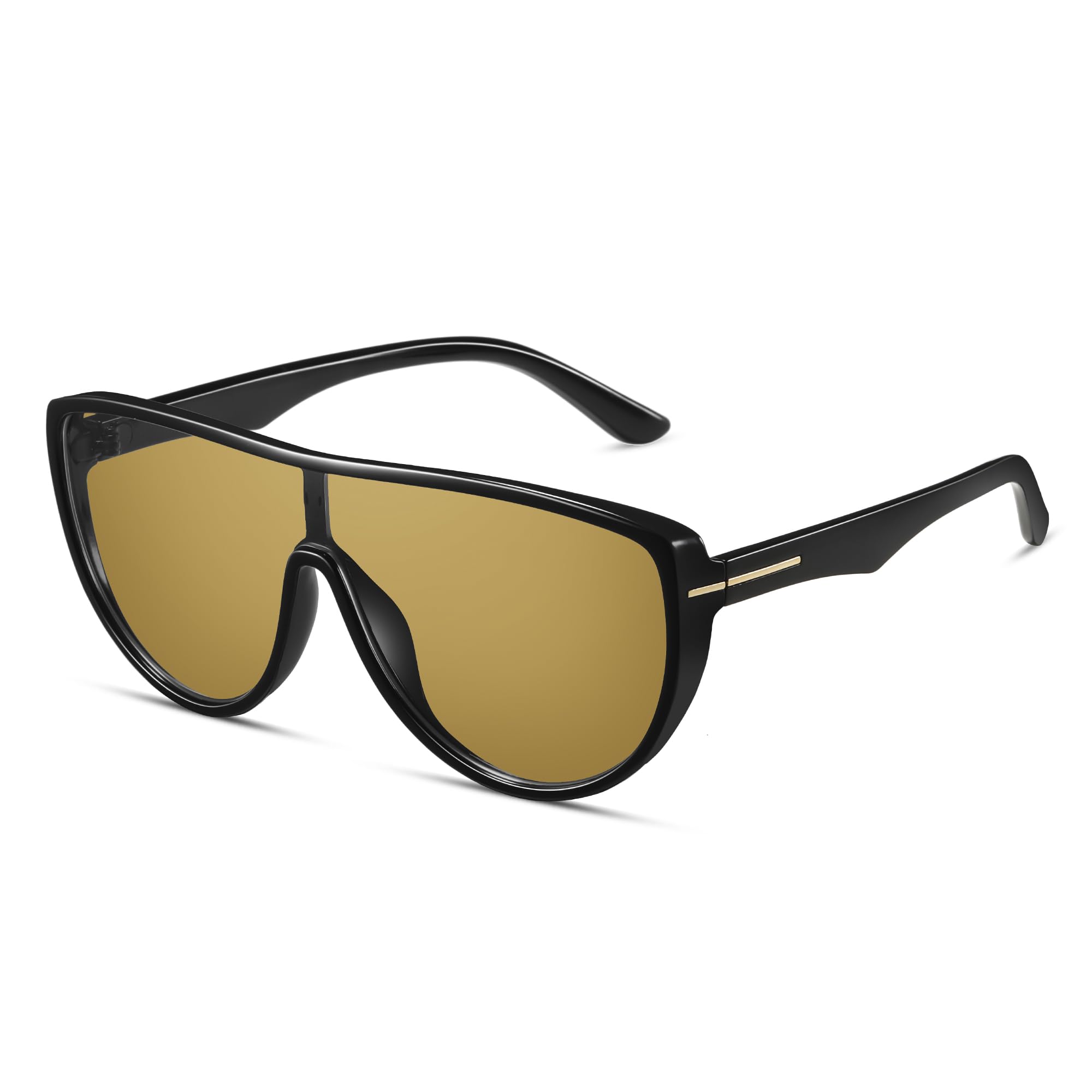 Colrea Oversized Aviator Sunglasses for Women Men 2026 Retro Big Round Aviators Trendy 70s Vintage Shield Sun Glasses CL013