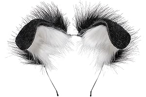 Fxaelian Black Dog Ears Headband