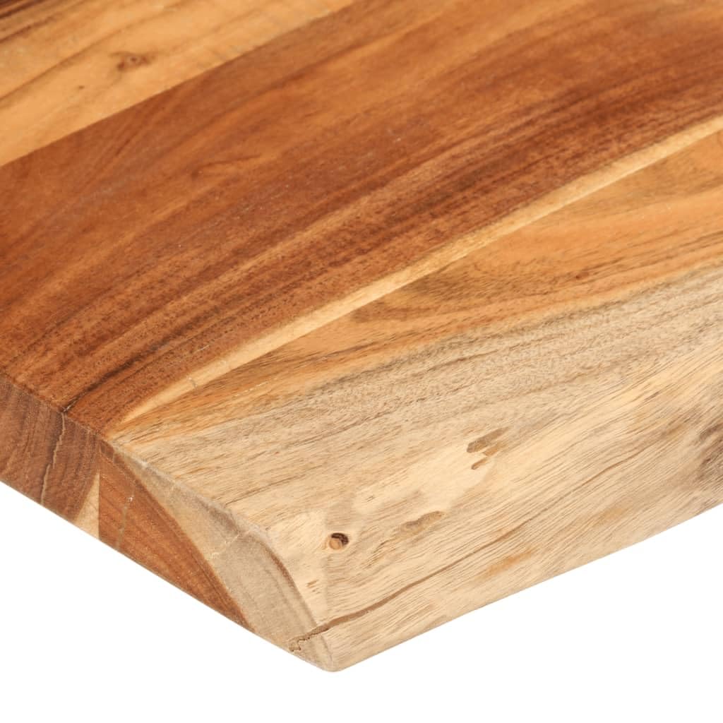 vidaXL Tablero de Mesa Rectangular Borde Natural Acacia 110x60x2,5 cm, Tablero, Tablero de Mesa Rectangular, Tablero de Mesa de Comedor