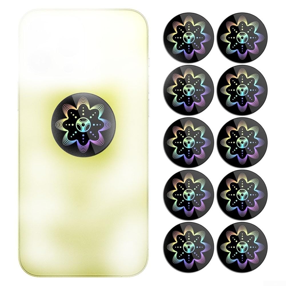 Eawfgtuw Lot de 18 autocollants bloqueurs de champs électromagnétiques pour appareils électroniques, protection anti-radiations pour téléphones portables, tablettes, ordinateurs, application facile,