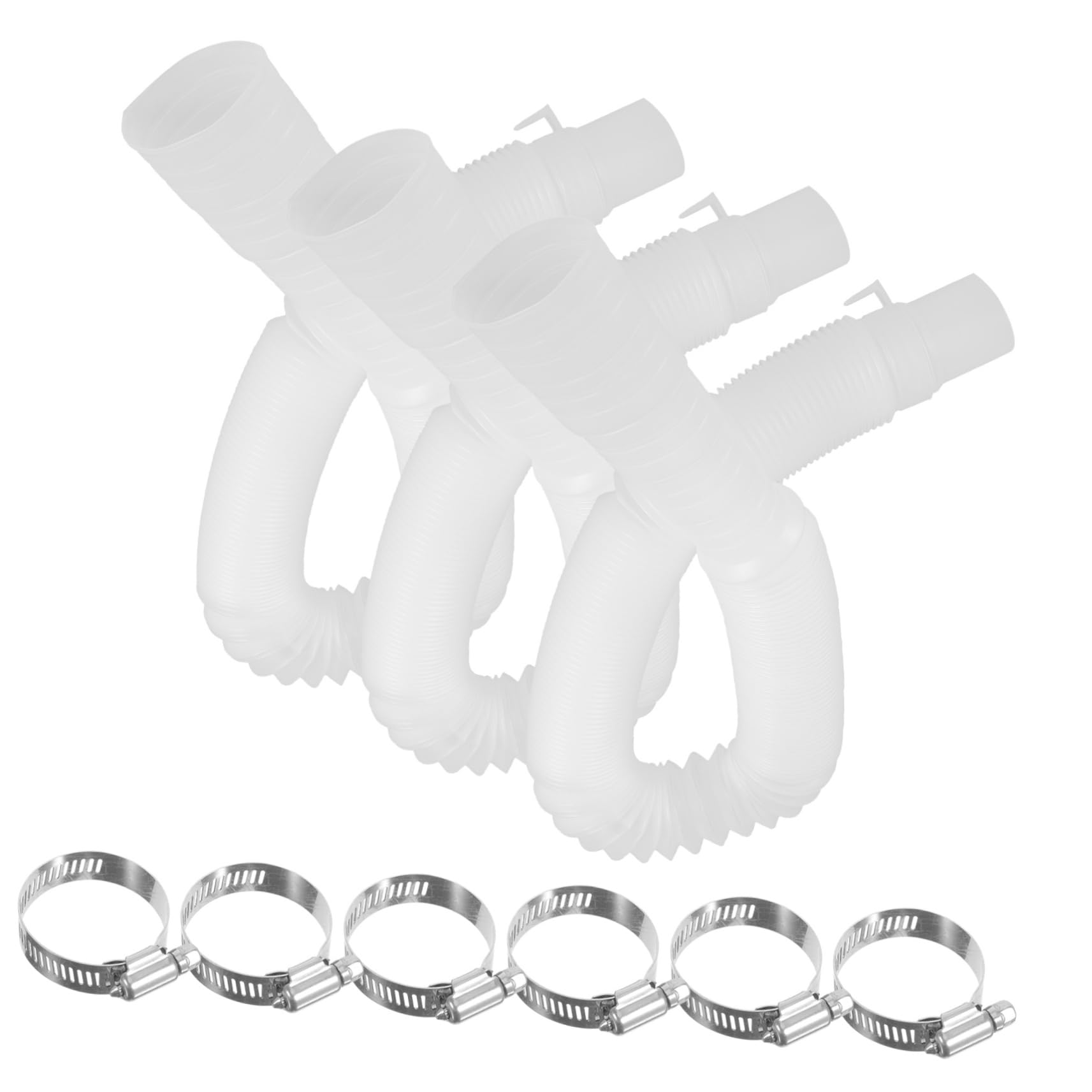 Mipcase Replacement Pool 3 Sets Filter Pump Hose for Swimming Pool Maintenance Durable Comfortable