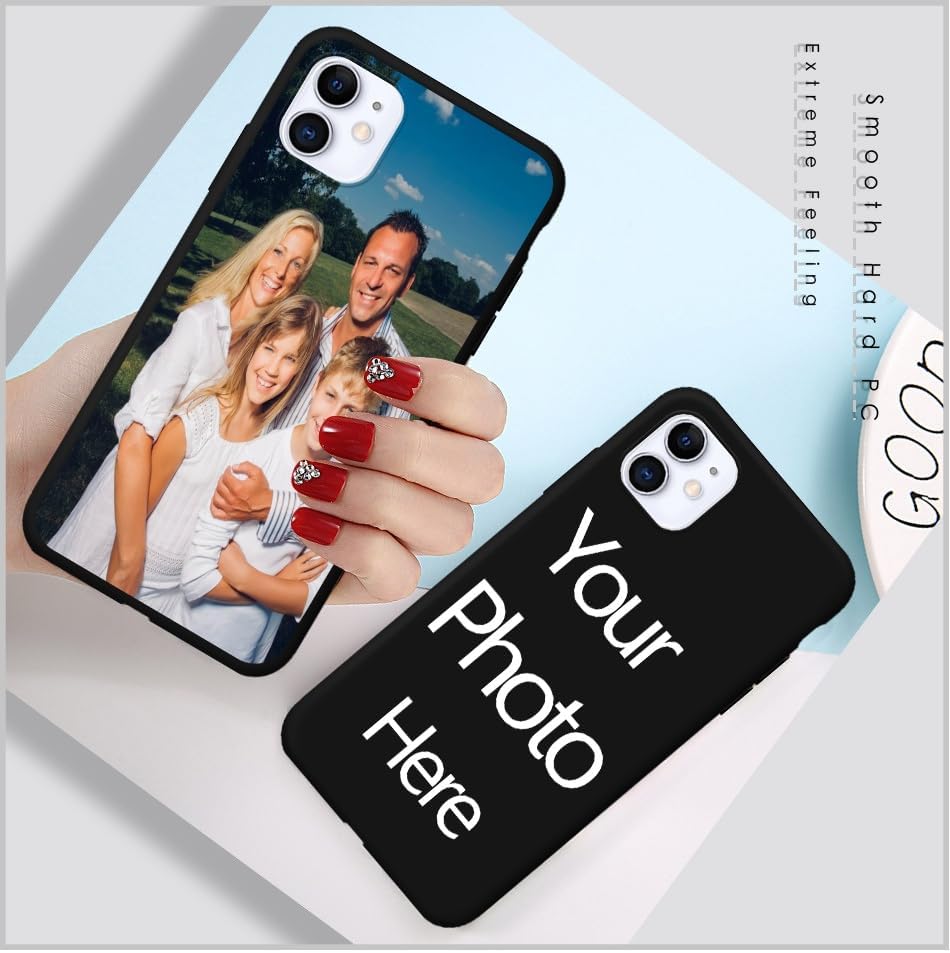 Miniatura 2 de Kufutee Funda transparente personalizada para iPhone 15 PRO, funda transparente para iPhone 8, iPhone 15, 14, 13, XR, X, 8, 12, 11, PRO Max, 7, XS,