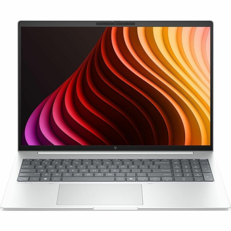 Image of HP EliteBook 8 G2i 16 inch Notebook - WUXGA - Intel Core Ultra 5 Series 3 325-32 GB - 512 GB SSD - English Keyboard - Glacier Silver Aluminum - Intel Chip - 1920 x 1200 - Windows 11 Pro - - in-Plane Swi