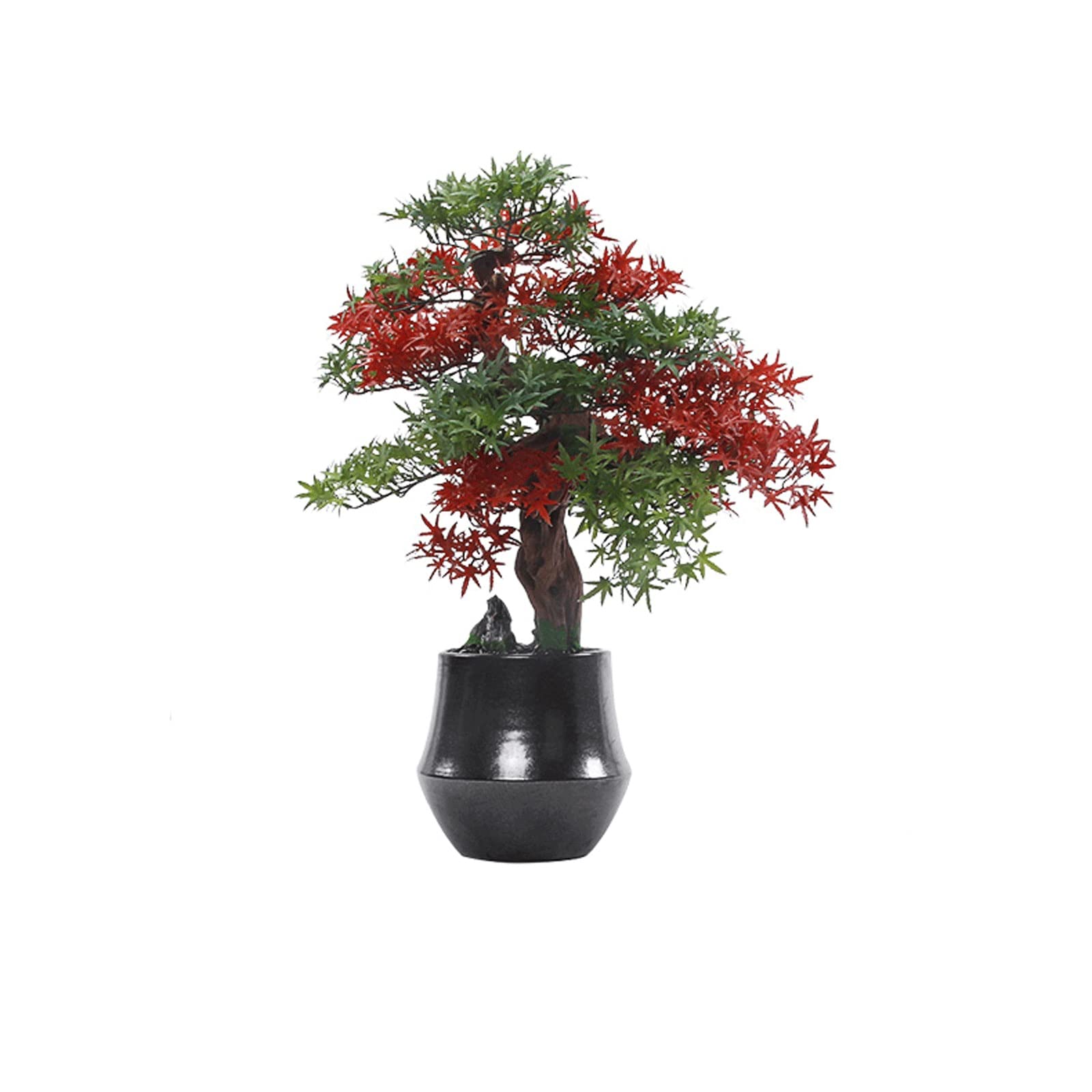 Plantes Artificielles Simulation de plante en pot artificielle Fleur Art Bonsaï Plante Vert Indoor Vert Bonsaï Séjour Pastoral Fake Plante Potechniale Artificielle Artificielle Green Grass Bureau Accu