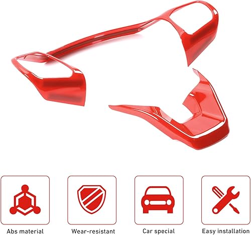 Miniatura 3 de Linskip Cubierta para panel de volante para Ford Bronco Sport 2021 2022, calcomanía decorativa para marco de volante, accesorios para interiores de