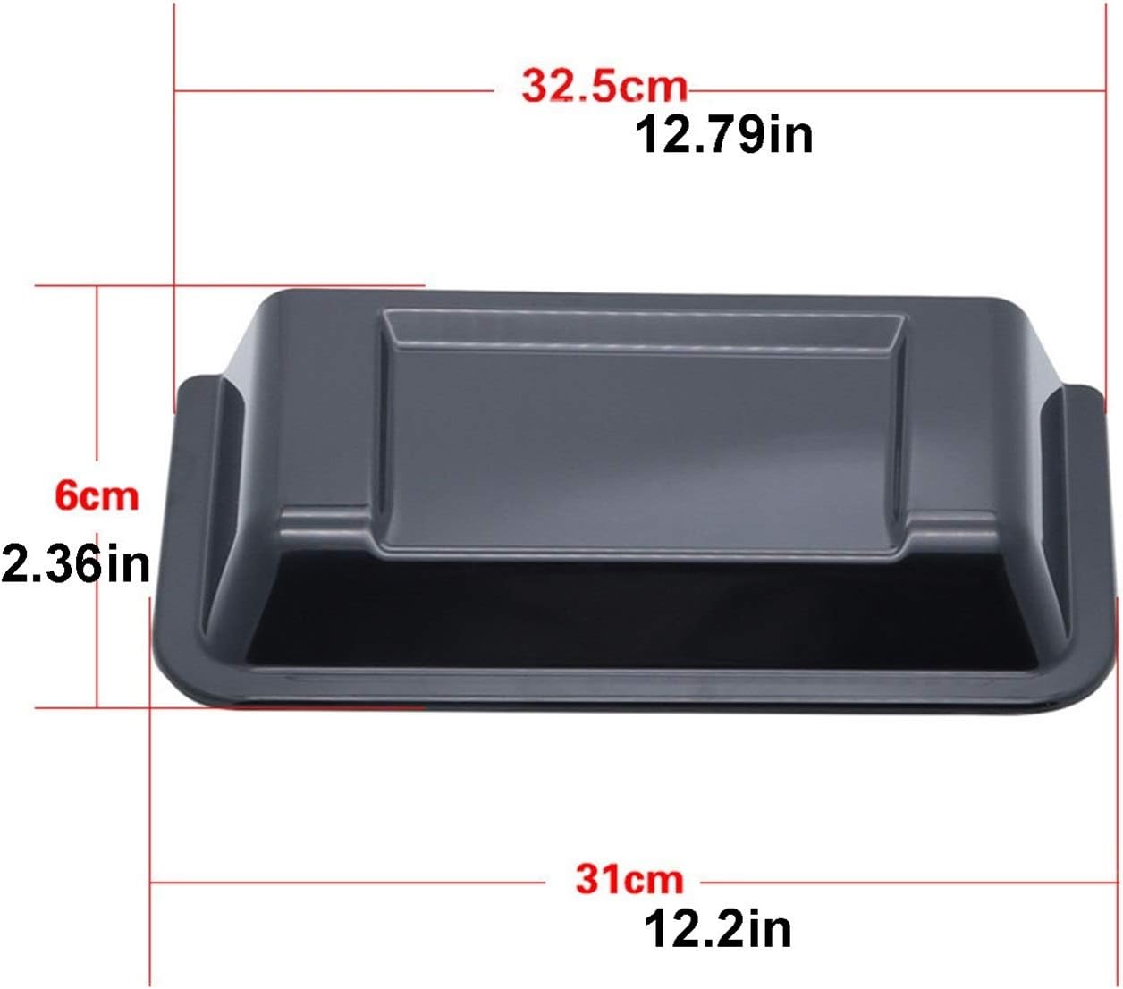 Hood Scoops Hood Scoops Vents Hood Scoop Bonnet Cover Hood, Turbo Bonnet Vent Cover ABS Flow Intake DIY Stickers