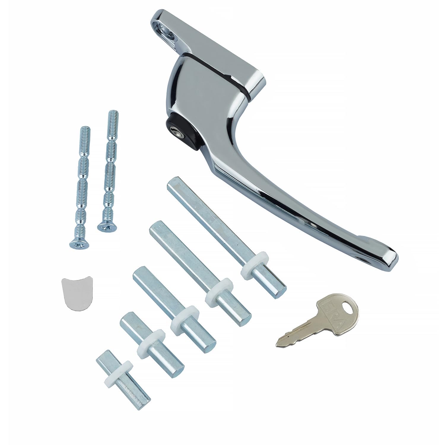 ERA Universal Window Handle Inline Espag Handle Multi-Spindle Chrome
