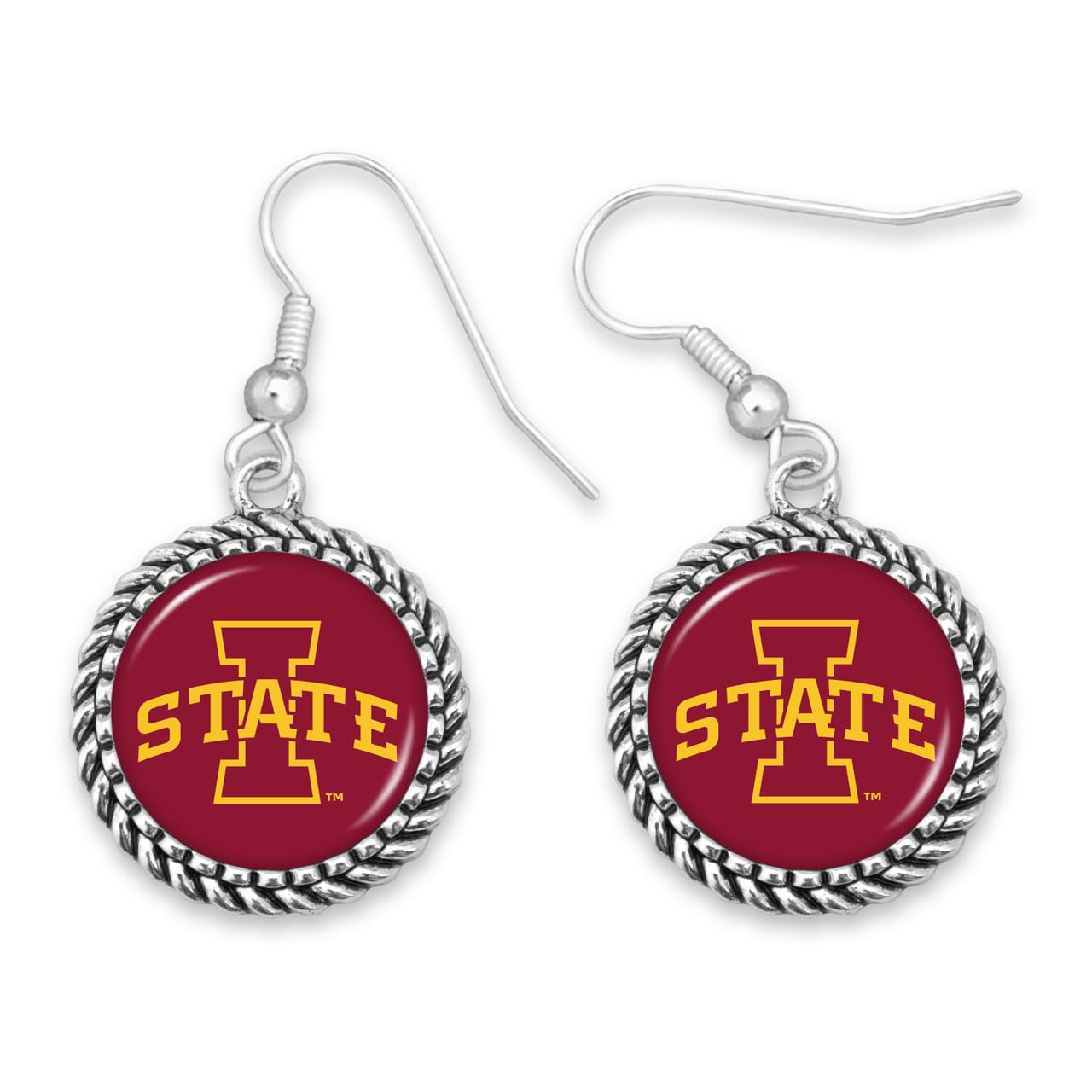 From the Heart Iowa State Cyclones Olivia Earrings Silver Jewelry Gift ISU