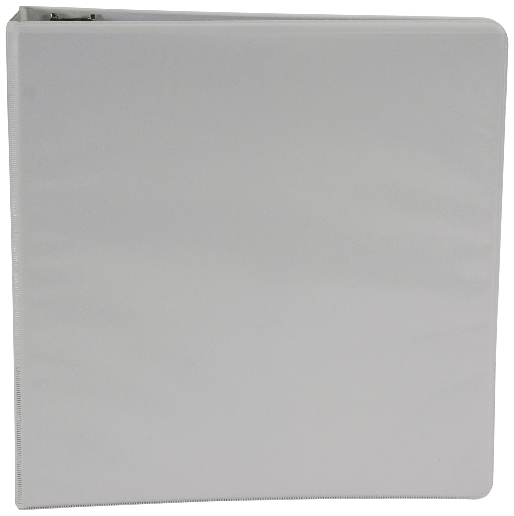 School Smart Raccoglitore ad anelli rotondo in polipropilene, 5 cm, bianco