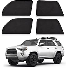 ZATOOTO Car Window Shades Custom Fit for Toyota 4Runner 2017-2024 4-Pack Car Window Covers with 100% UV Protection and Total Blackout Privacy Heat Insulation for Family Travel Baby and Pet Safety