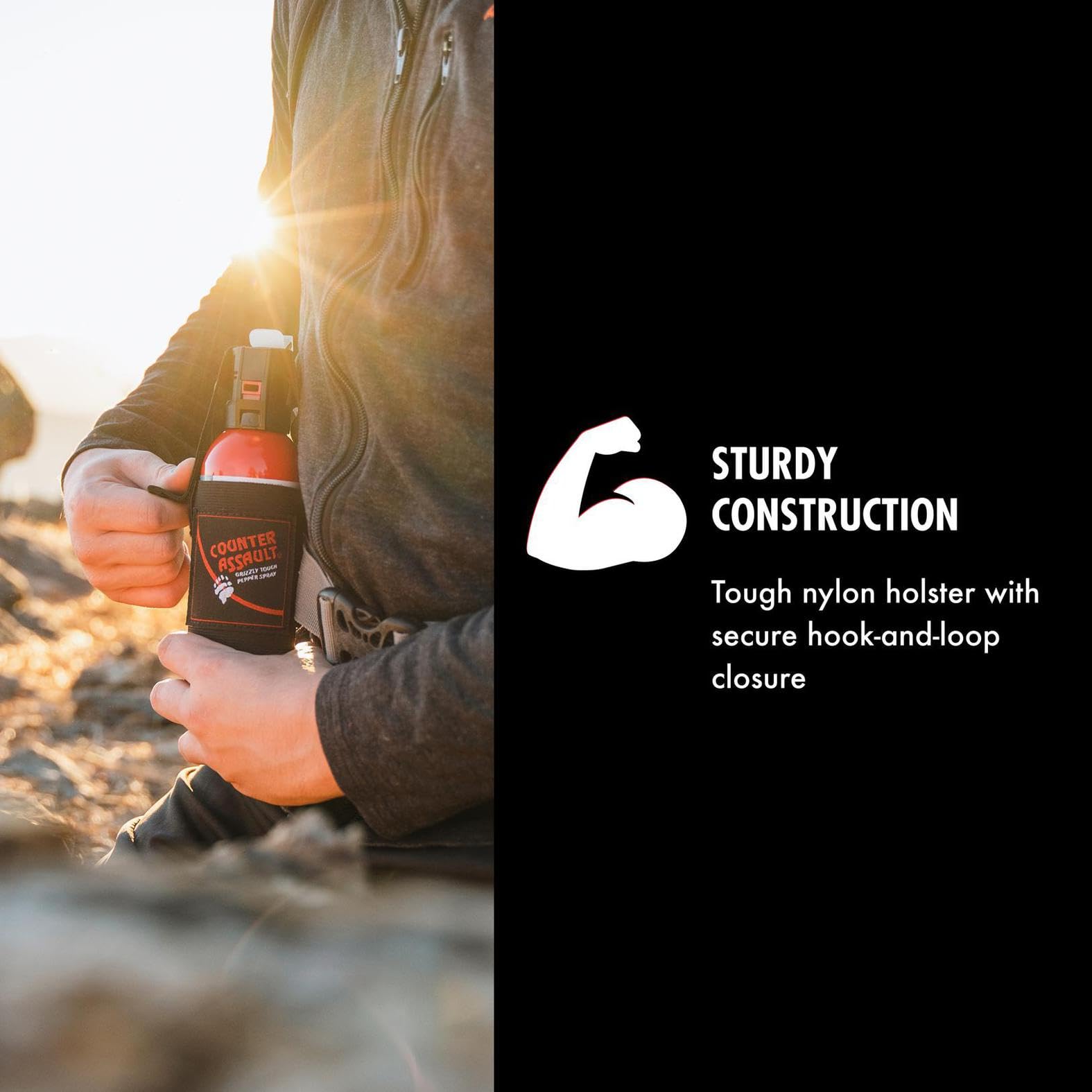 Amazon | 熊よけスプレー専用ケース、CAベルトホルスター