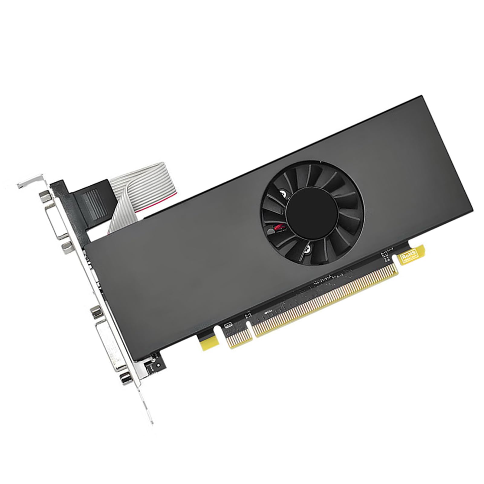 Jectse Karta Graficzna 8G DDR5, 128-bitowa Niskoprofilowa Karta Graficzna, Procesor Graficzny 1183 MHz dla Komputera PC z Interfejsem Multimedialnym HD Port DVI do Pracy, Komputerowa o Niskim