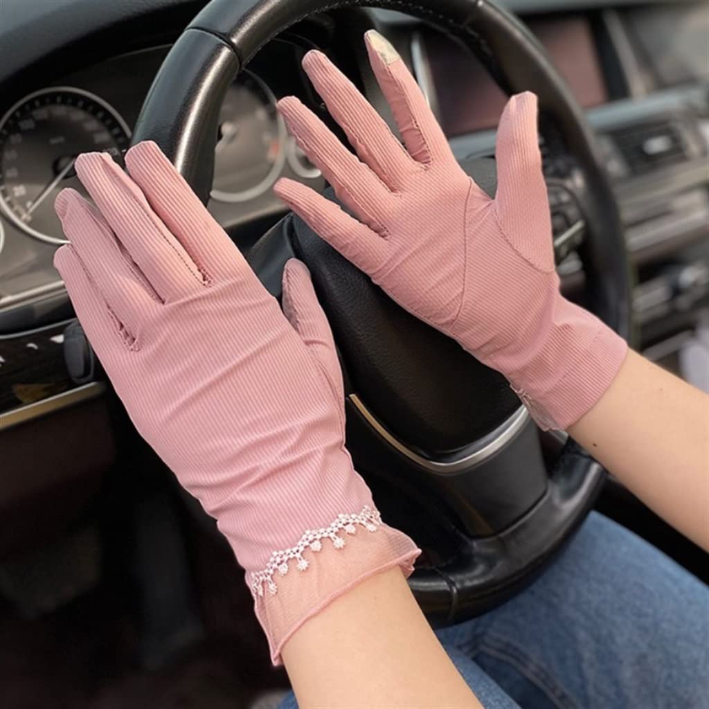 Gloves Women's Breathable Riding Women's Driving Touch Screen Ice Silk Thin Lace