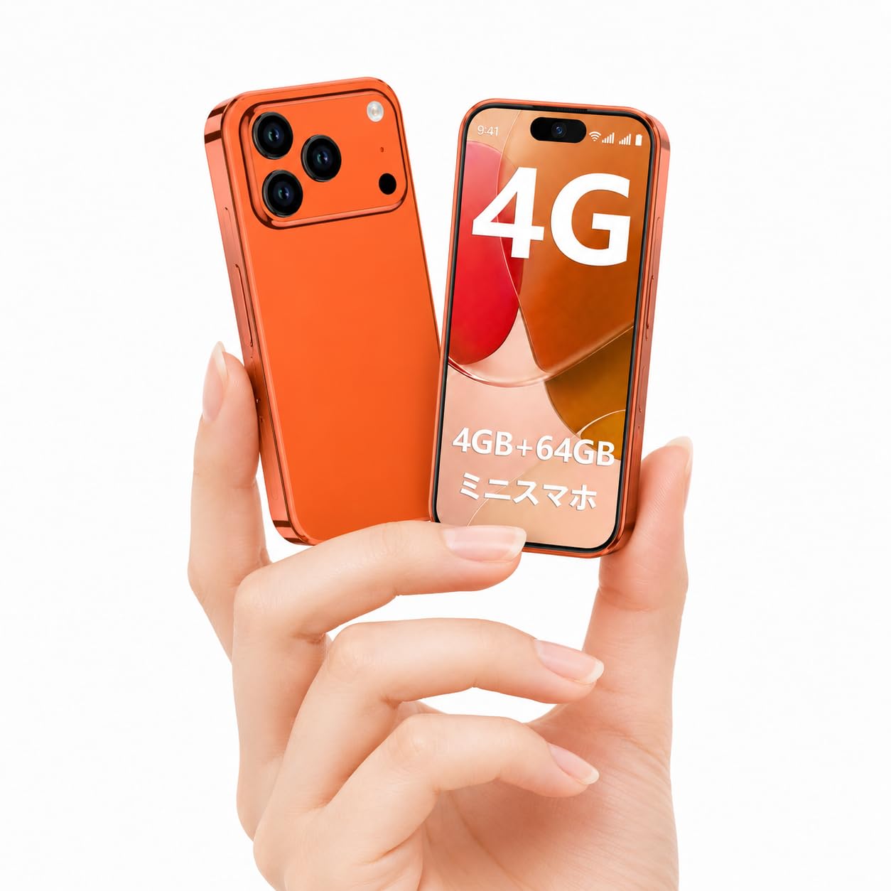 Amazon | ミニスマホ SIMフリー 本体 キッズスマホ サブ機 小型 4G