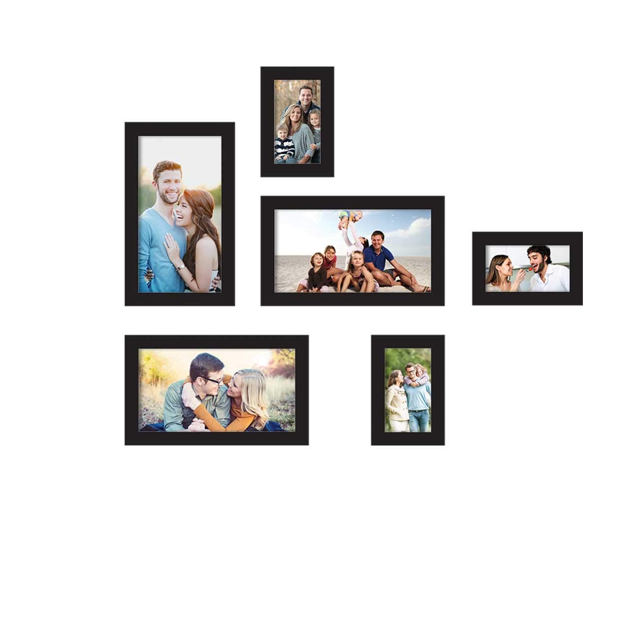 Picture Frame Navaris For 6 Photos - Collage Photo Frame For 8x10 ...