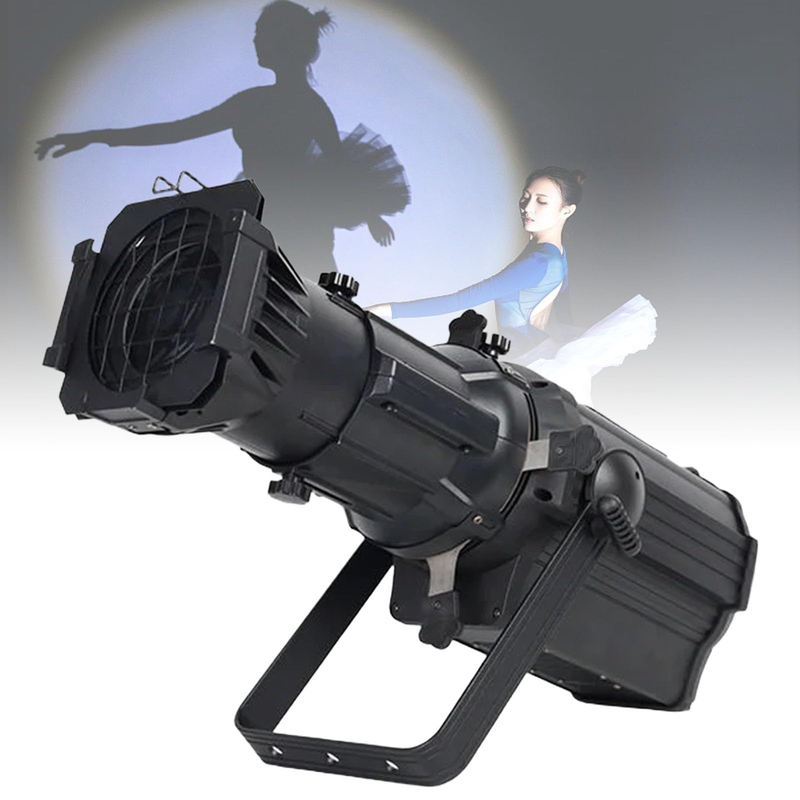Foco LED De Imagen De Dos Colores, Foco De Escenario DMX512 (Temperatura De Color Ajustable), Resistente Al Agua IP65 Y Con Lente HD, Para Cine Y Televisión, Para Escenario, DJ(150W)