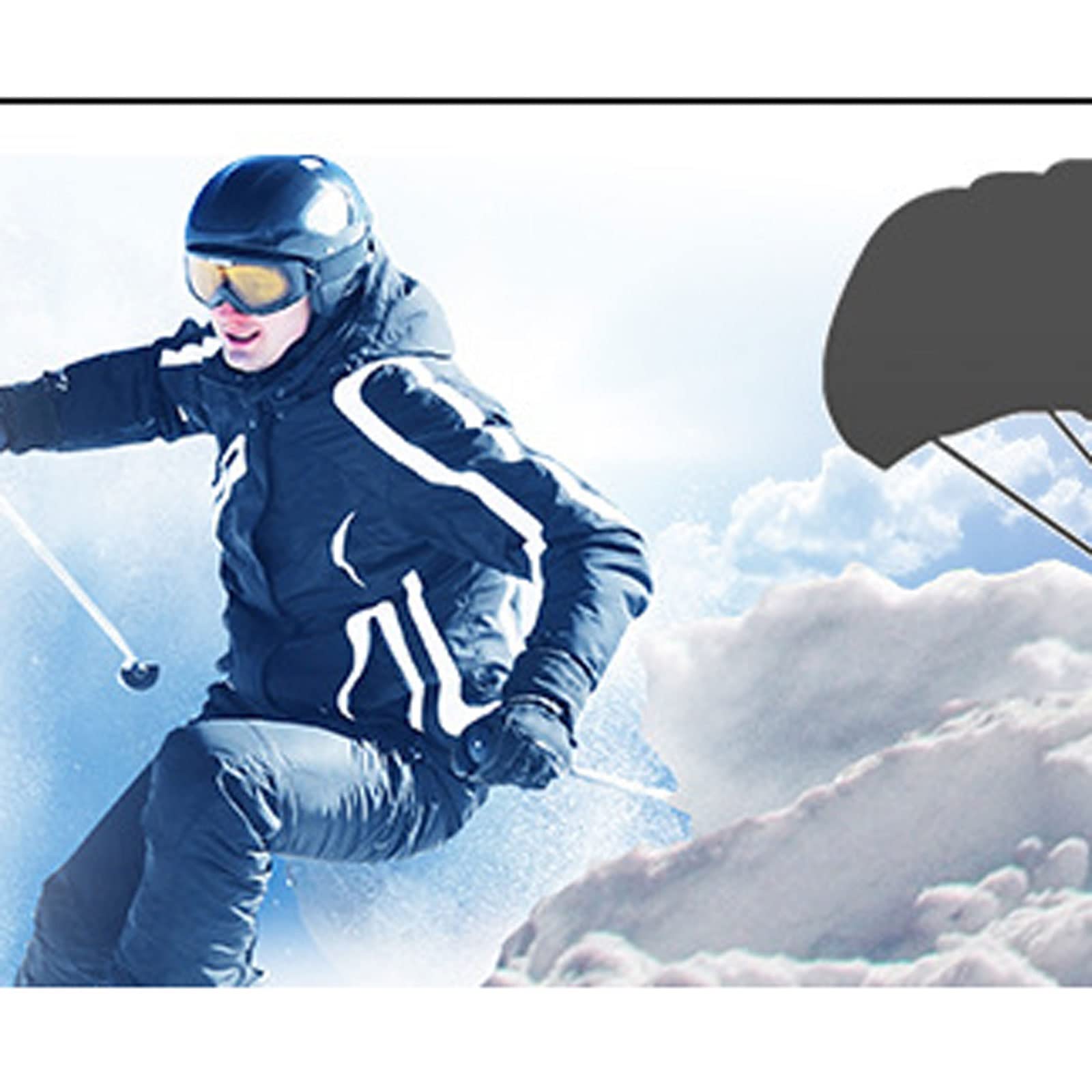 DieffematicHXJ Gogle narciarskie Gogle narciarskie - Okulary Gogle narciarskie/snowboardowe dla mężczyzn, kobiet i młodzieży (Color : Schwarz)