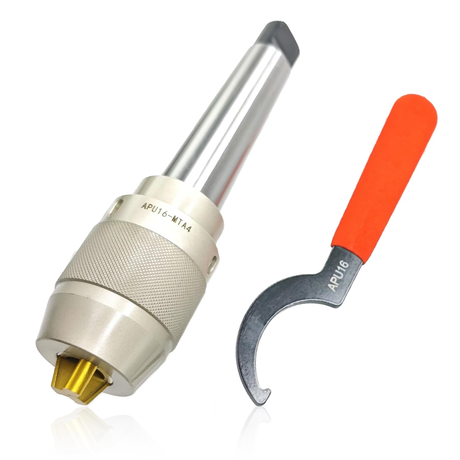 MT4 Portabrocas sin llave, 1/8" - 5/8" (3-16 mm), mandíbulas recubiertas de titanio