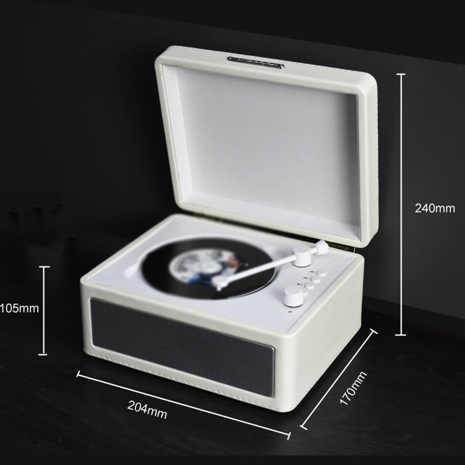 Wielofunkcyjny odtwarzacz CD, przenośny odtwarzacz CD ze sterowaniem pokrętłem, dźwięk przestrzenny 3D, obsługa płyt CD/pendrive USB/kart TF, stabilna wydajność, dla entuzjastów płyt CD