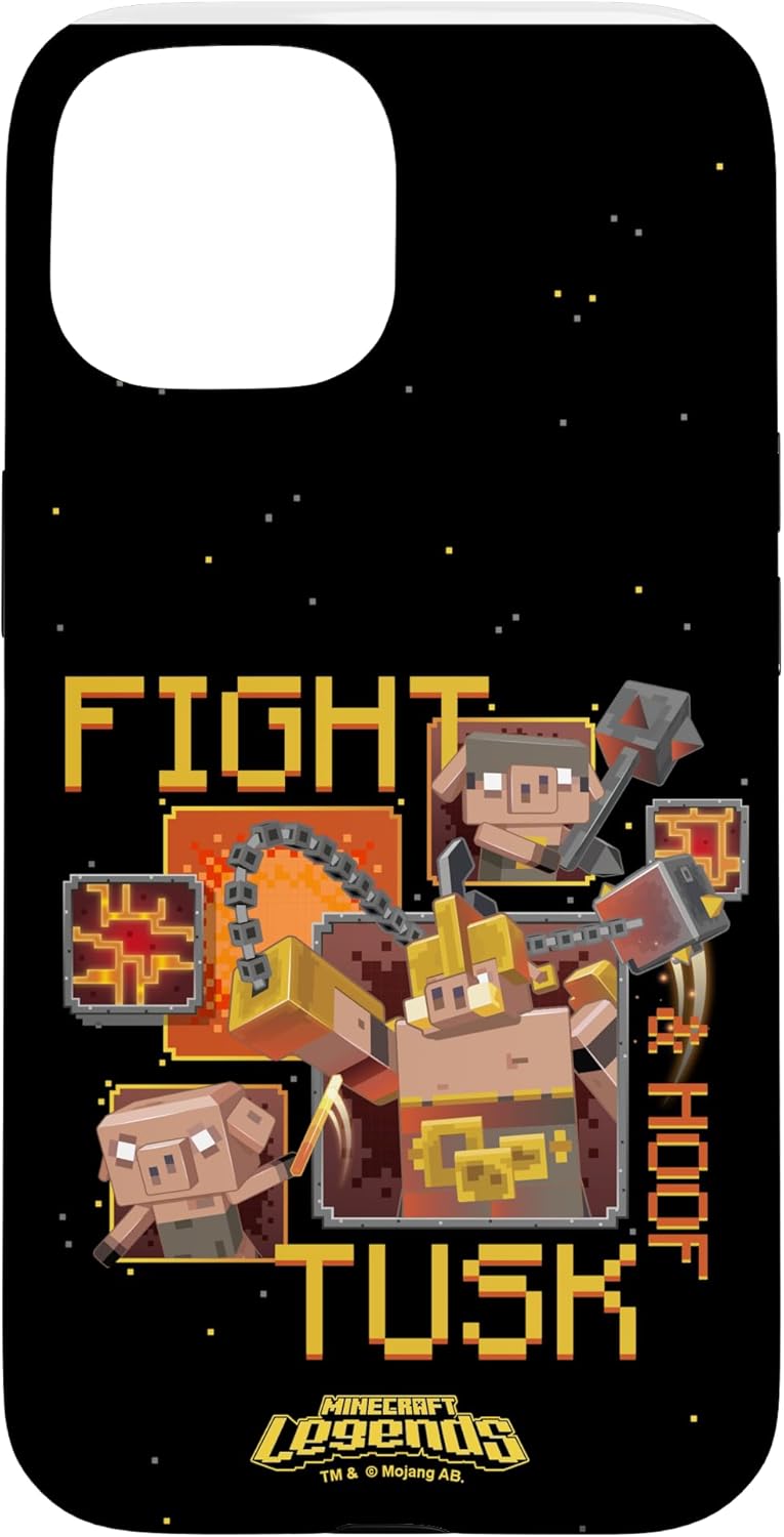 Minecraft Legends Fight Tusk & Hoof Piglins Poster Case for iPhone 12/12 Pro