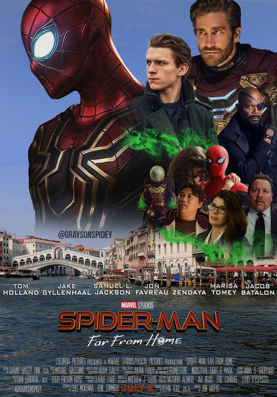 SPIDER-MAN: Far From  ポスター　4枚セット Amazon.co.jp: Spider Man Far From Home 25 J34739 A2 Poster