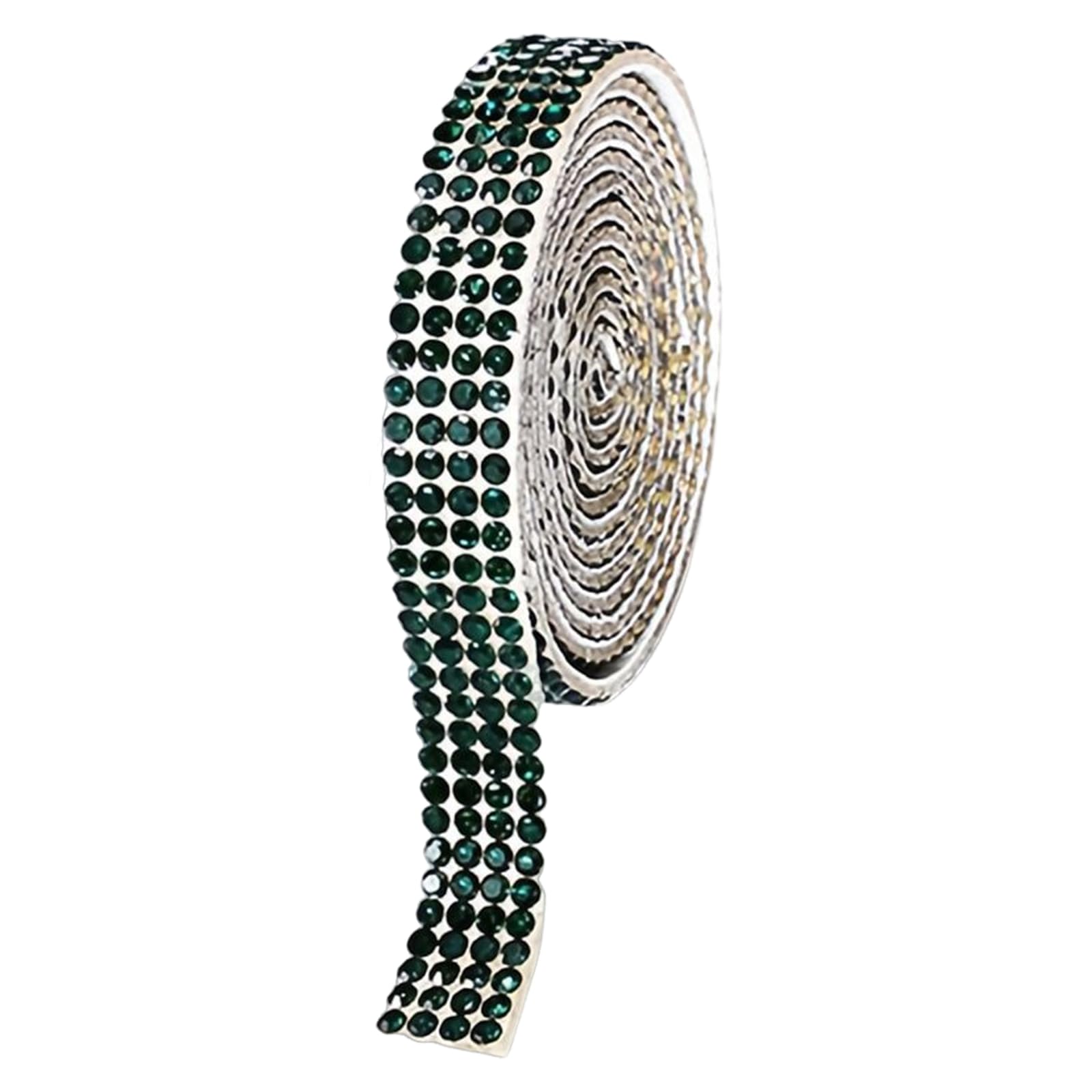 YWLUUOO Rhinestones Ribbons 1Yard Long Adhesive Rhinestones Ribbon 9mm Sparkling Sticker for Wedding Decorations Embellishment