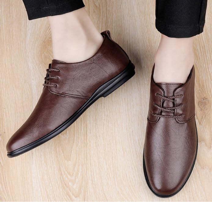 Men’s High Gloss Patent Leather Oxfords Elegant Wedding & Party Office Tuxedo Shoes3