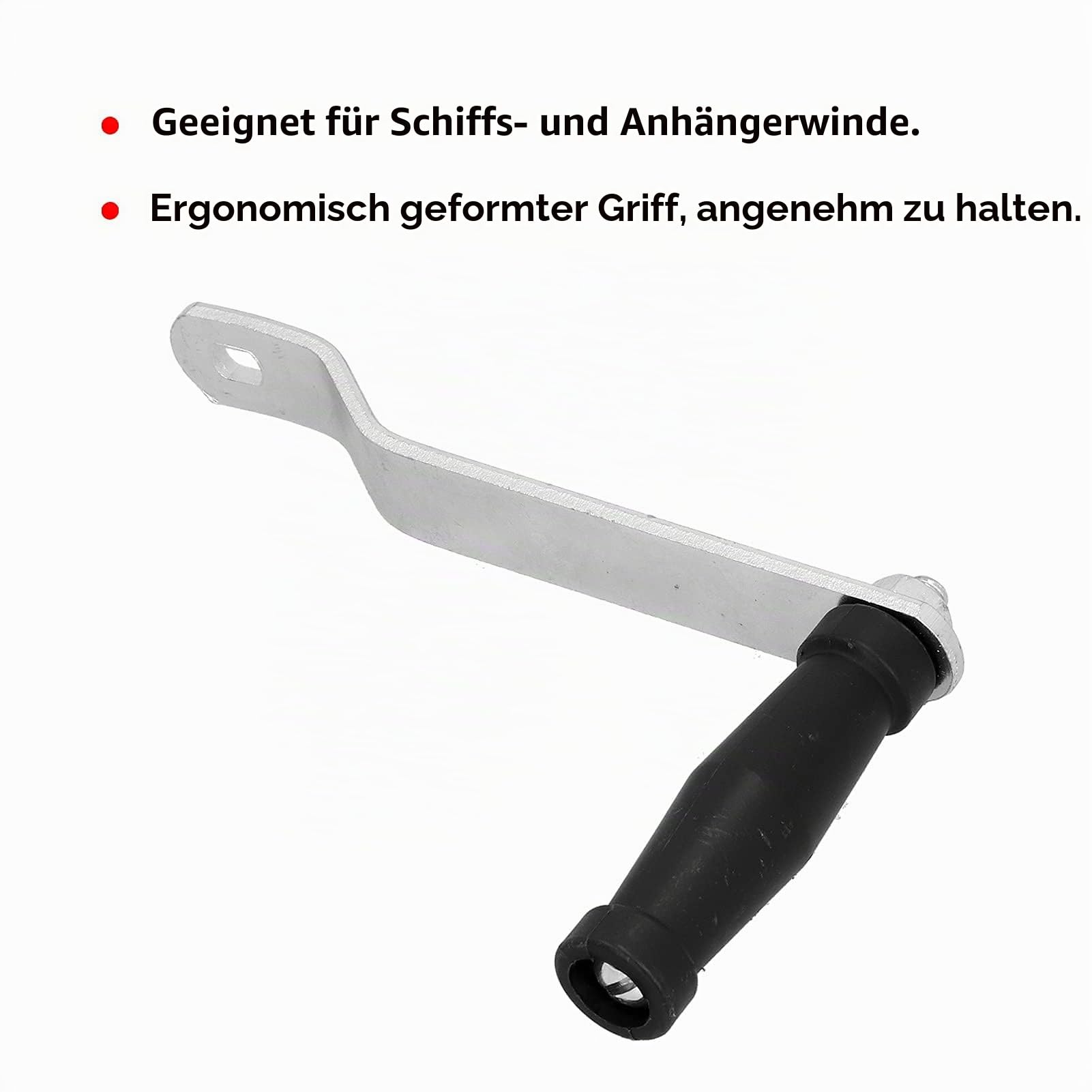 Windenkurbel, Kurbel Winschkurbel Segelboot Komfortabler Griff Ersatzzubehör Handkurbeln mit Bequemem Griff für Handwind Marine Bootsanhänger Schiffs- und Trailerwinde