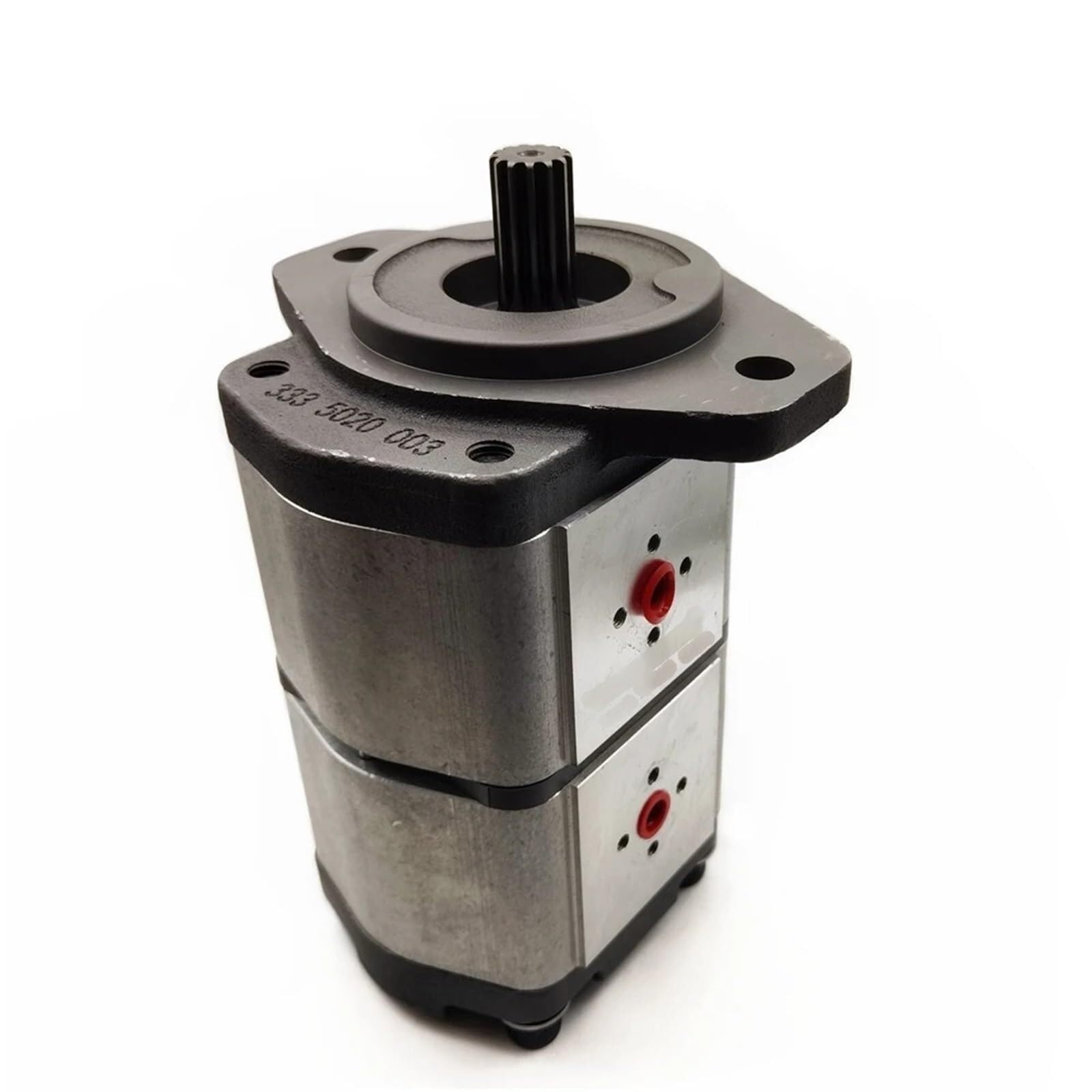 Bhuionwtr One Color Hydraulic Gear Pump Double Twg20l/20L Spline Shaft Diameter 21.6Mm 13Teeth Aluminum