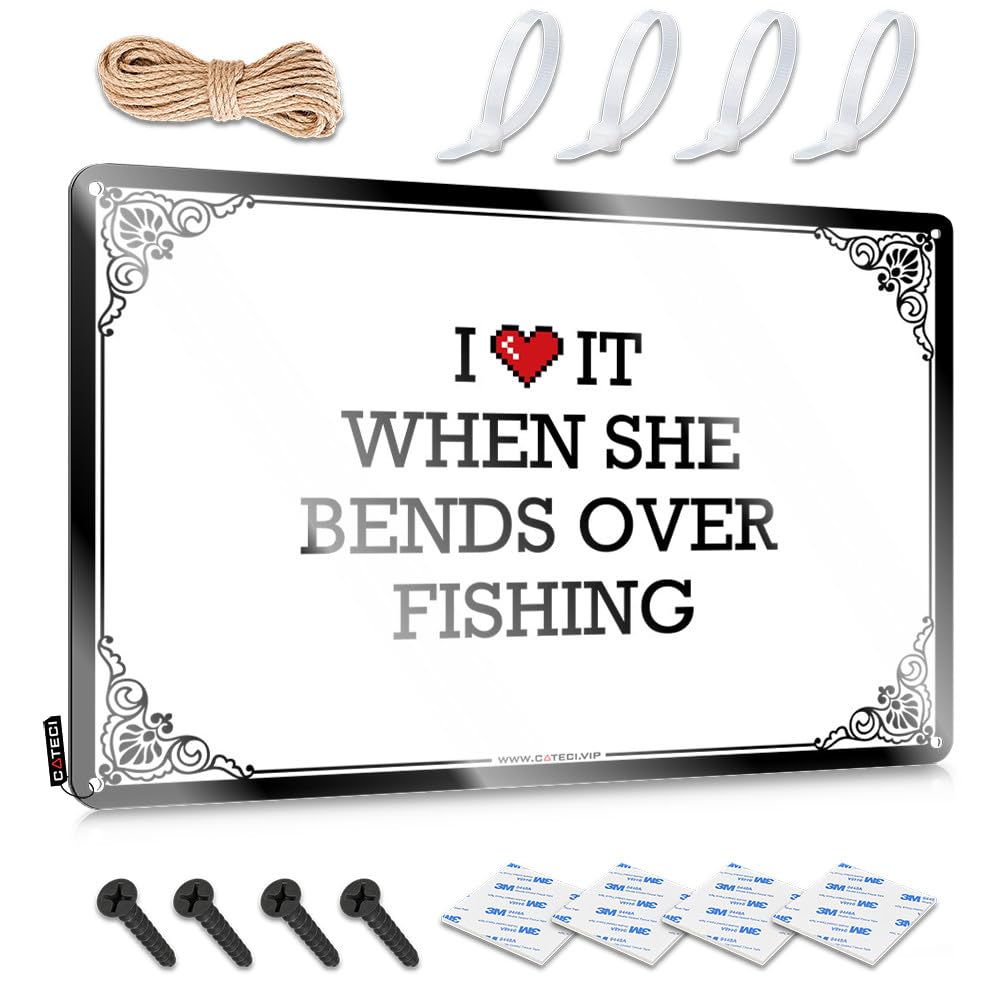 Fzfn Colour I Love It When She Bends Over Fishing Hippie Cool Wall Art | Bathroom Stuff Vintage Style Soft Area Dorm Decoration Easy Hang(30X40cm)