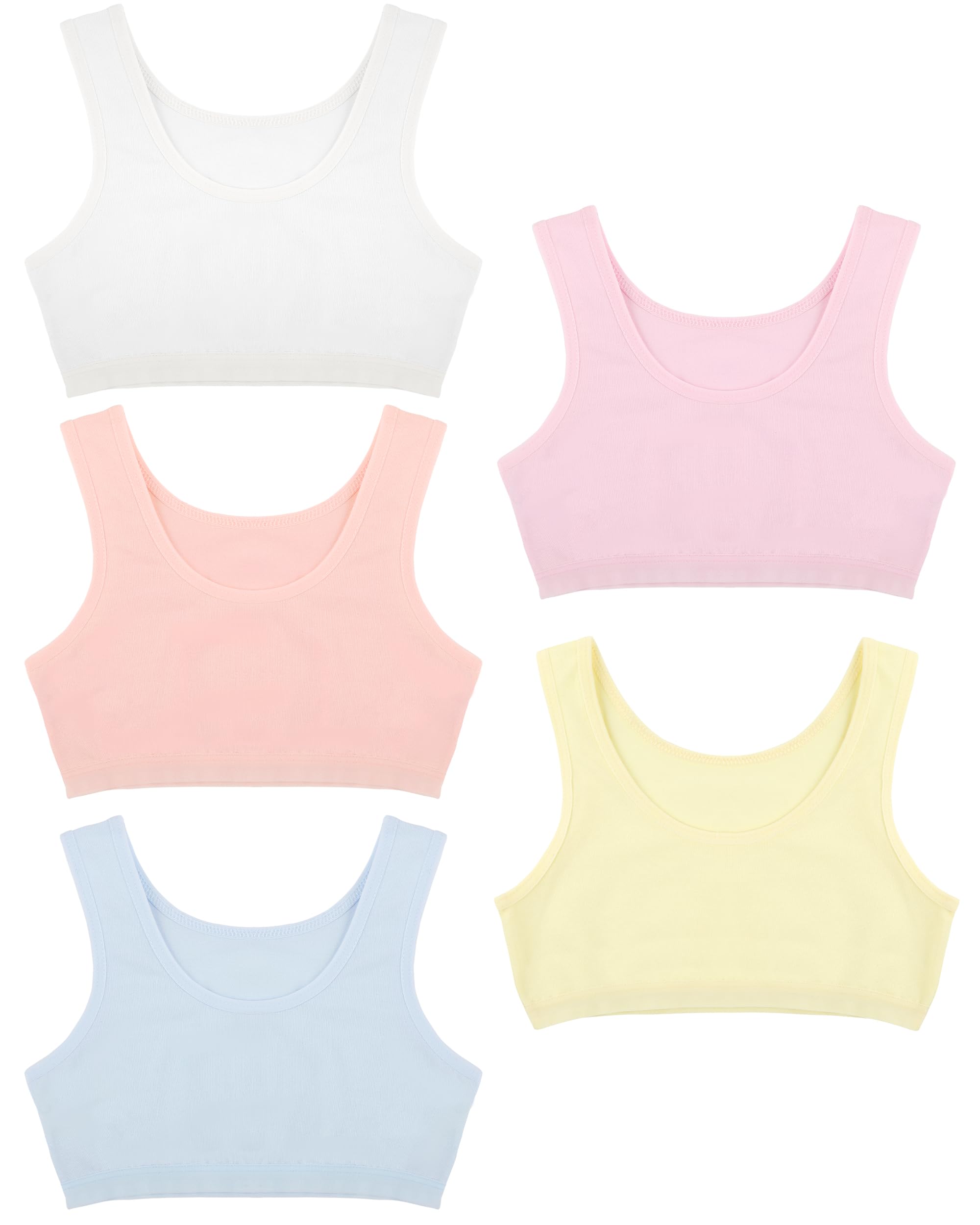 Donella Girls Training Bras 5 Pack