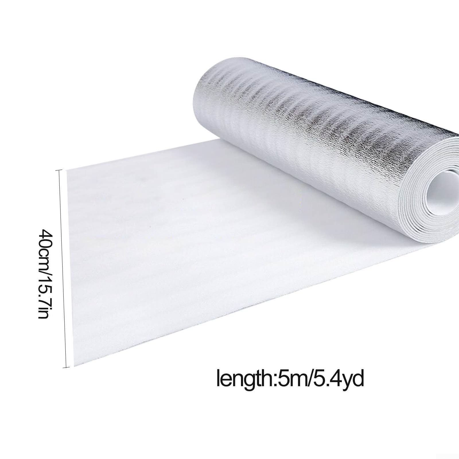 Pellicola riflettente per radiatore, doppia bolla di alluminio, pannelli riflettenti termici da parete, isolamento termico, foglio di alluminio riflettente (M 40 cm)