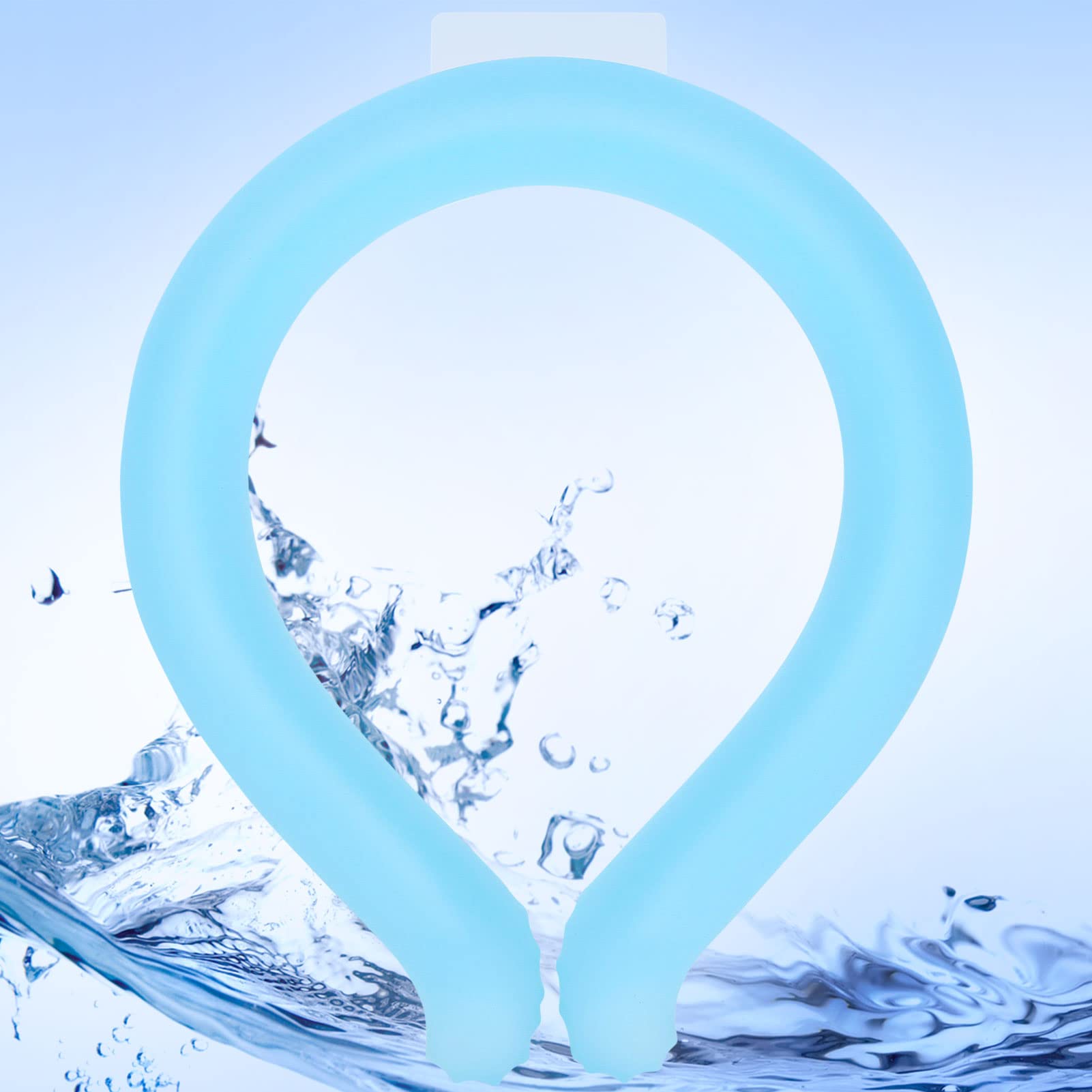 Cooling Neck Wrap for Hot Weather - Easy to Wear Ice Pack, Instant Relief for Hot Flashes, Menopause - Keeping Cool in The Heat - Outworks (Blue)