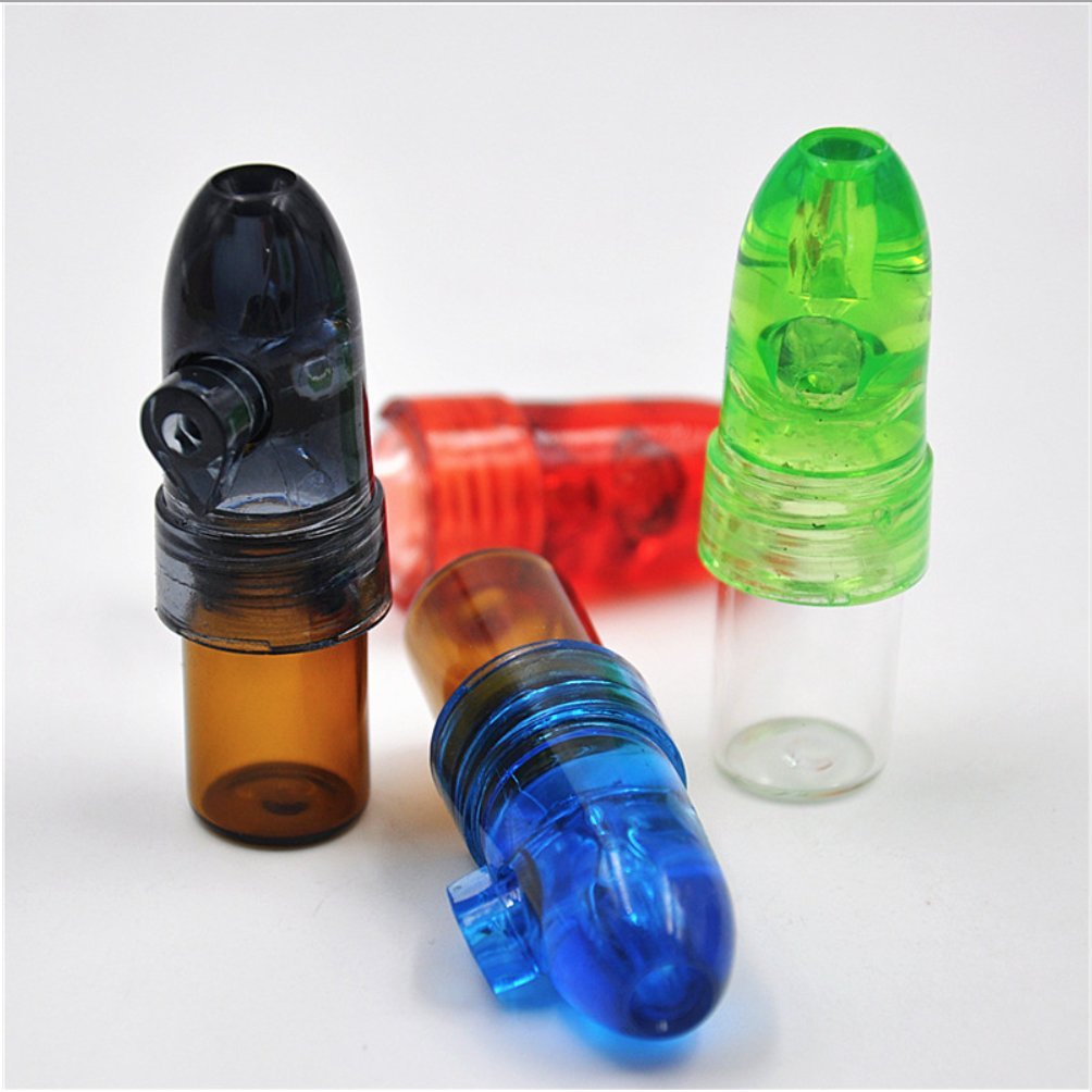 Dosatore Snuff M&M Smartek 82mm - Bottiglietta Per Sniff Colorata (Nero/Trasparente) - Foto 4