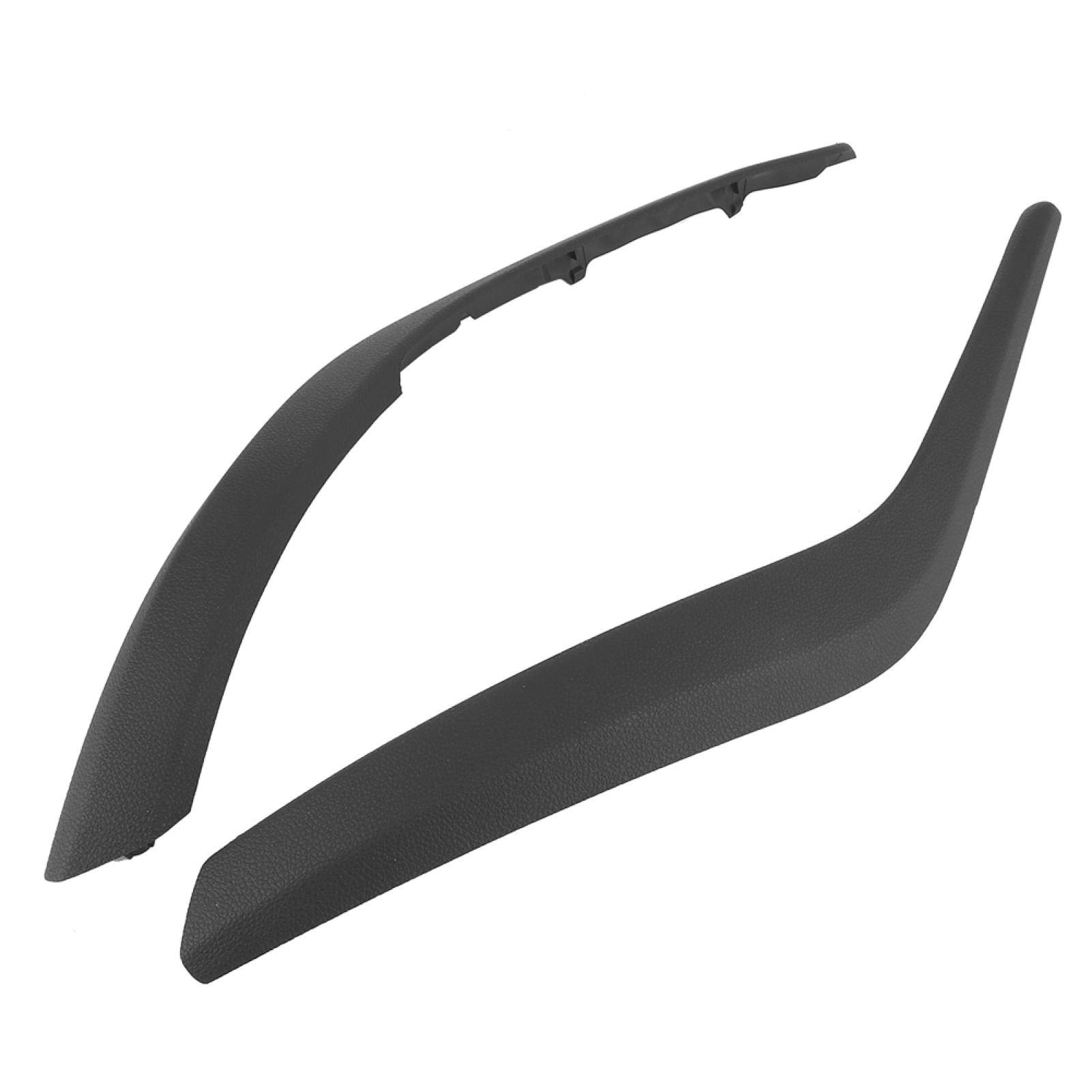 Dioche Couverture de poignée de porte de voiture, Lot de 2 garnitures de poignée de porte intérieure noire 51412991775 pour X1 E84 2010-2016