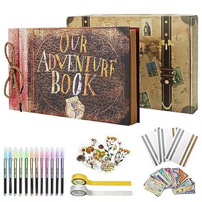 Vienrose Our Adventure Book Álbum de Fotos DIY Álbum de Recortes con Caja para Viajes Cumpleaños Aniversario Boda San Valentín Navidad Baby Shower | Ya disponible en tu tienda friki favorita! En mundofriki.es!