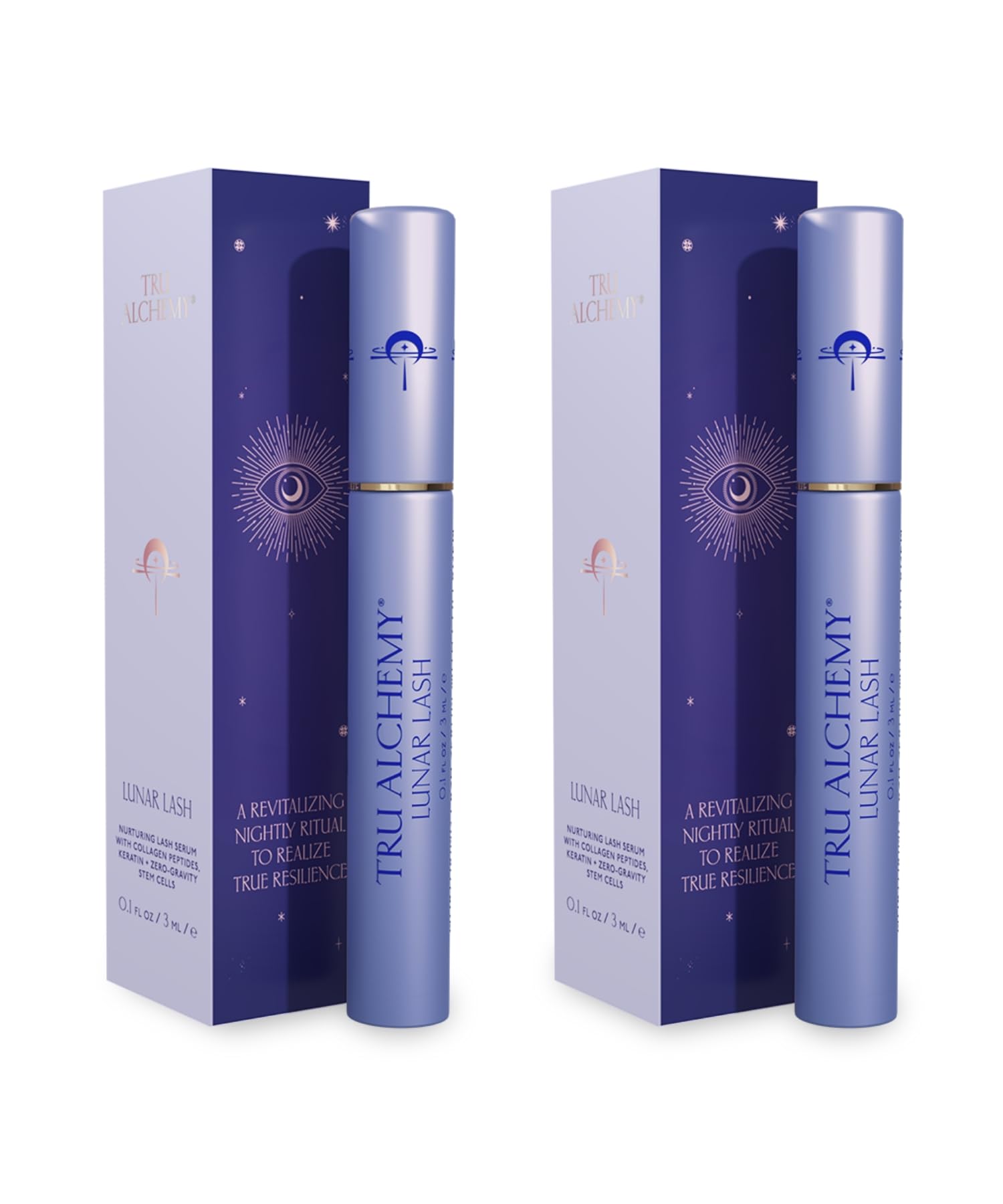 Tru Alchemy Lash Boost Serum - Lash Lengthening & Volumizing Serum with Keratin, Collagen & Hyaluronic Acid, 6ml.
