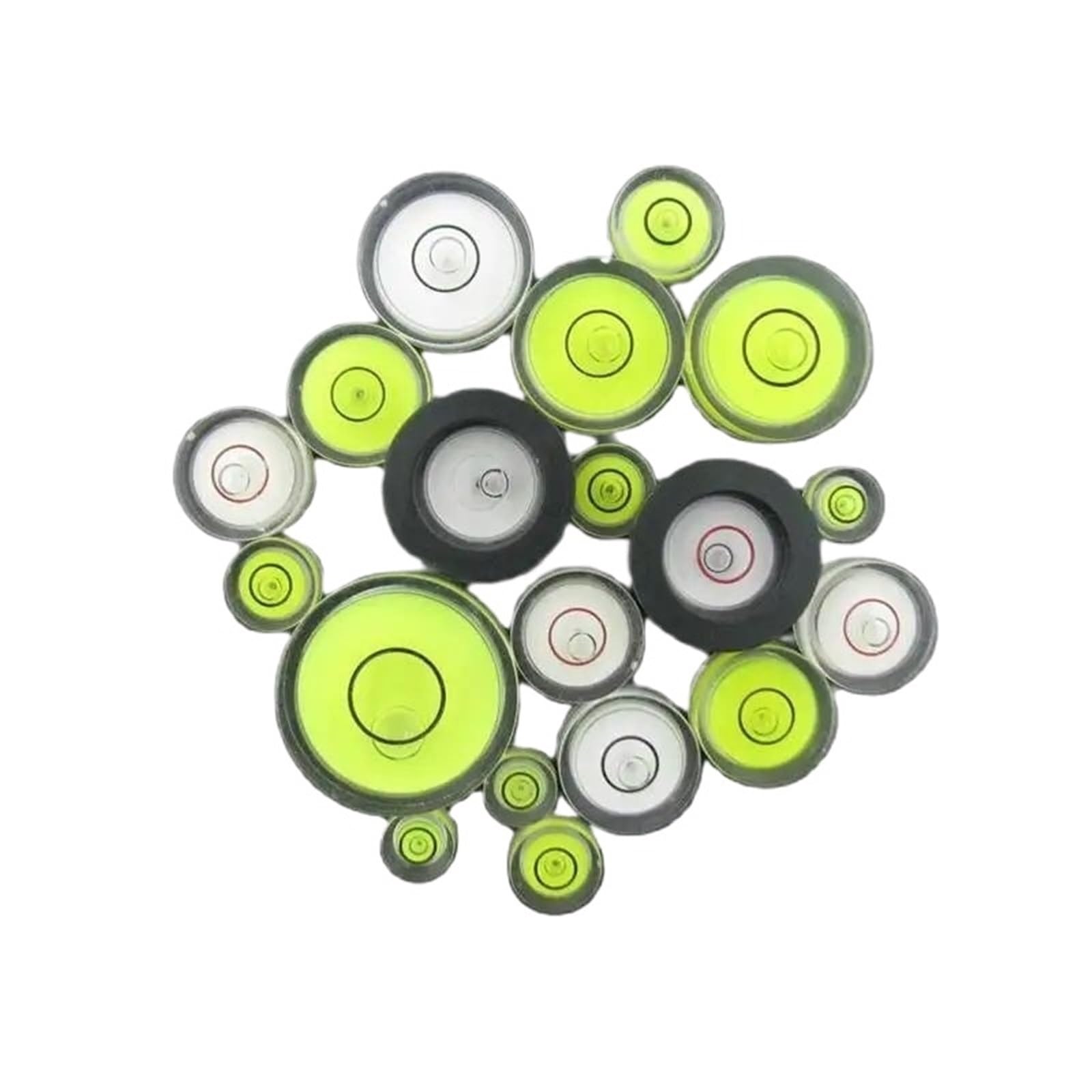 Jpvlcndj 1006 100 Pcs Multisize Circular Spirit Level Bubble Level