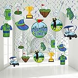 30 Pieces Golf Party Decorations Swirls, Birthday Retirement Sports Golf Theme Party Supplies Golf...
